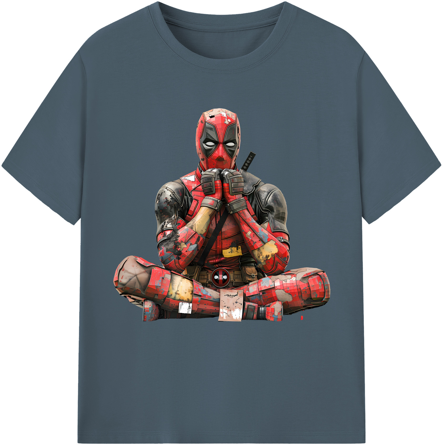 （画像用） Deadpool デッドプール 綿100％半袖Tシャツ（フロントプリント）